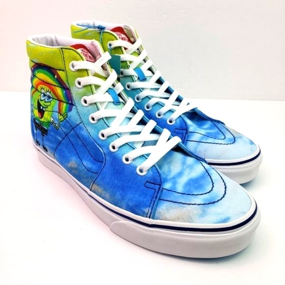 Vans x SpongeBob SquarePants Sk8 Hi Mens Sz 10 Imaginaaation Skate Sneaker Shoes